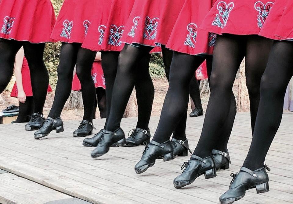 The Shannon Irish Dance Performance Company dances at The Greater Rochester Heritage Days Festival.