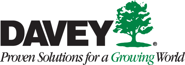 "Davey Tree Expert Company" logo in text with a green tree. Also says, "Proven solutions for a growing world"