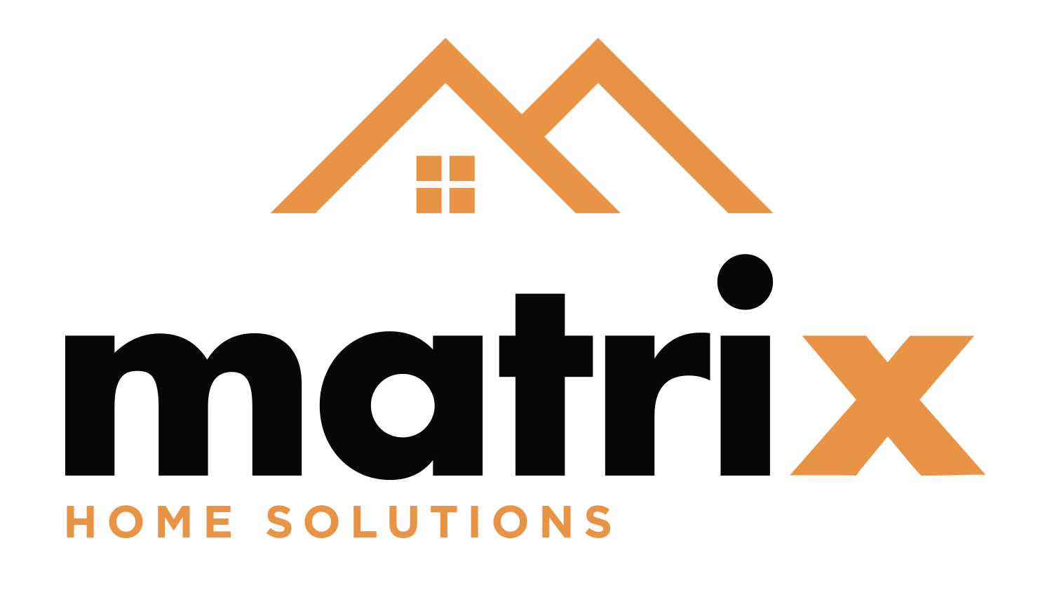 "Matrix Home Solutions" logo in orange and black